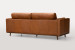 Wallace 3-Seater Leather Couch - Whiskey 3 - Seater Couches - 4