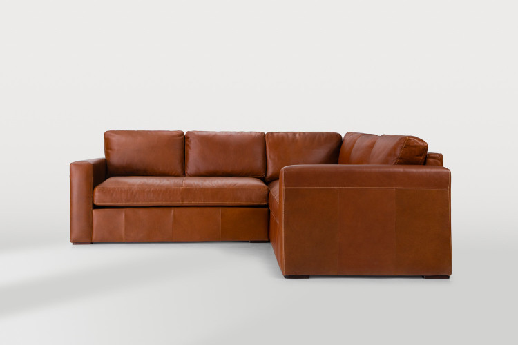 Archer Leather Corner Couch...