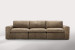 Bexley Modular 4-Seater Leather Couch - Dune 4 - Seater Couches - 1