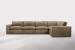 Bexley Leather Modular - Grand Corner Couch - Dune Modular Couches - 2