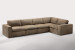 Bexley Leather Modular - Grand Corner Couch - Dune Modular Couches - 3
