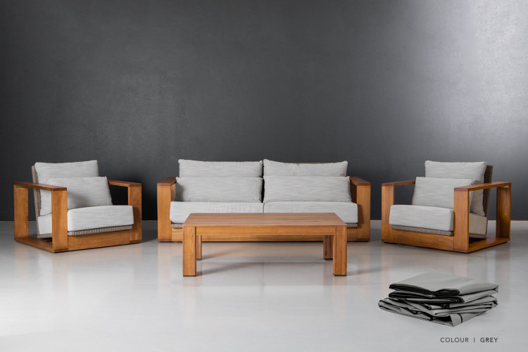 Protective Cover - Caledonia Patio Set - Grey Protective Covers - 1