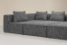 Montclair Grand Modular Couch - Moonshadow Fabric Modular Couches - 7