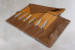 Nouvelle Leather Knife Roll - Brown Cookware - 5