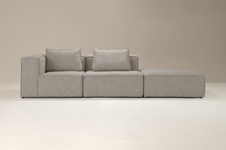 Montclair Modular Open 3-Seater Couch - Stormy Haze 3 - Seater Couches - 1