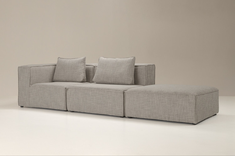Montclair Modular Open 3-Seater Couch - Stormy Haze 3 - Seater Couches - 1
