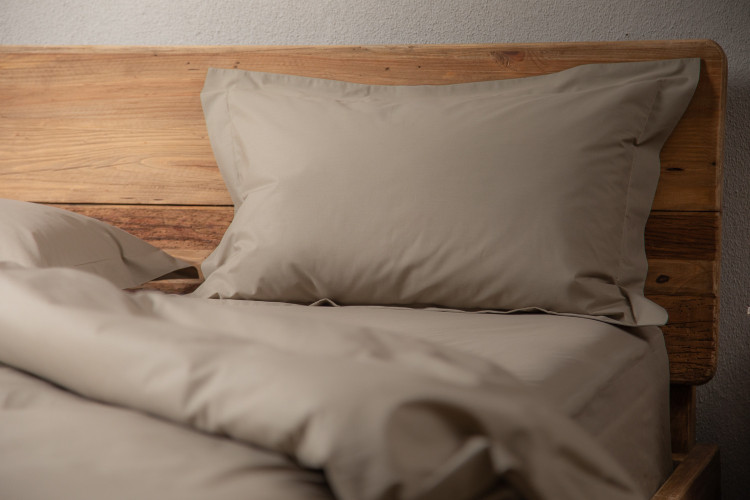 Hotel Collection Oxford Pillowcase Set - Standard - Stone Standard Pillow Cases - 2