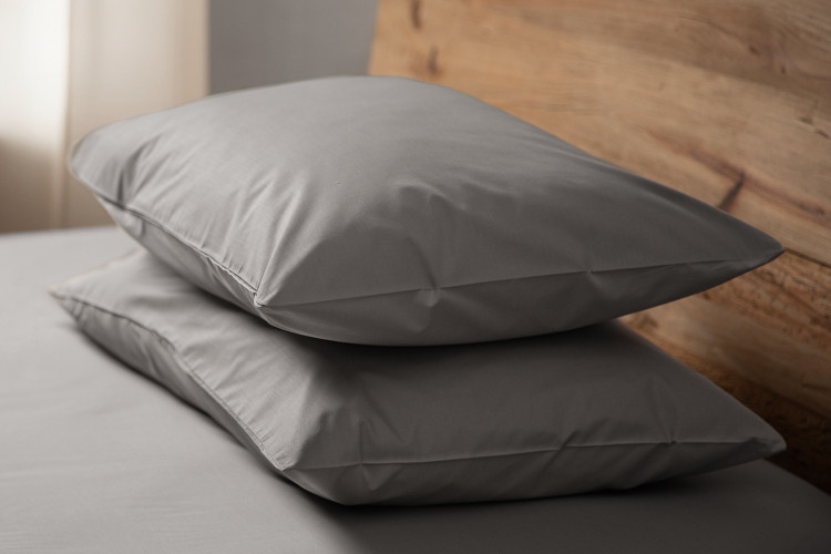 Hotel Collection Envelope Pillowcase Set - Standard - Grey Standard Pillow Cases - 3