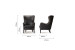 Wiltshire Leather Armchair - Distressed Black Armchairs - 7