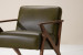 Melrose Leather Armchair - Olive Armchairs - 5