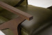 Melrose Leather Armchair - Olive Armchairs - 6