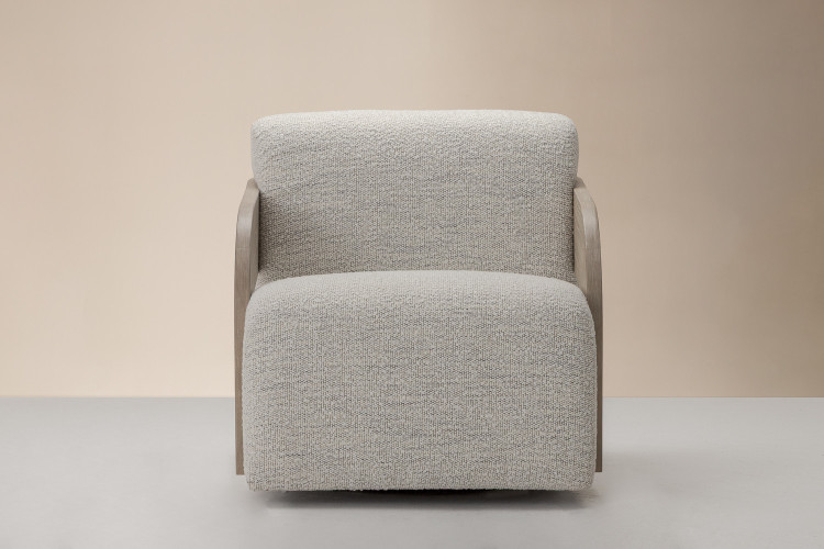 Dyson Swivel Armchair - Ivory Drift Armchairs - 1