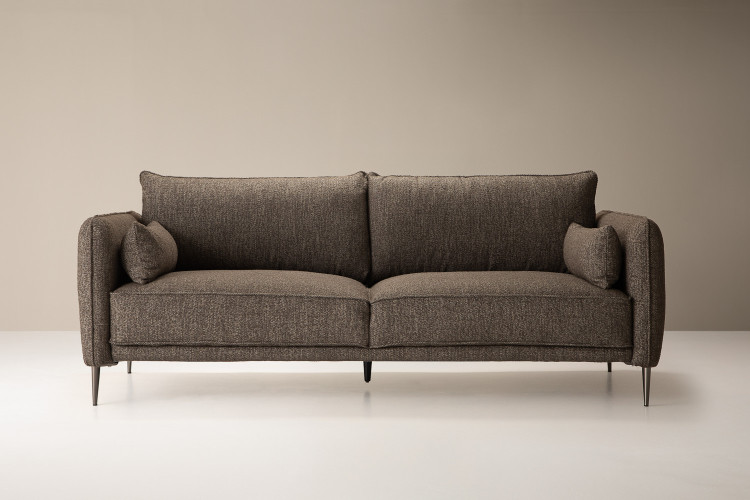 Ottavia 3-Seater Couch - Wood Drift 3 Seater Fabric Couches - 1