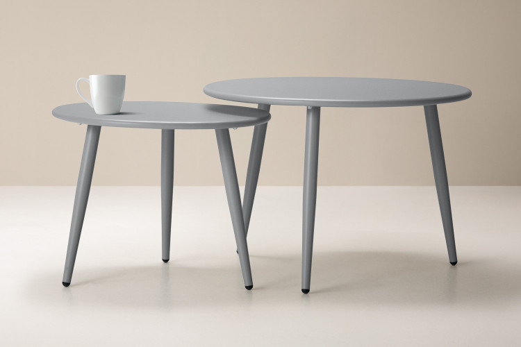 Aspen Nesting Coffee Table Set - Dove Grey Home - 1