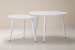 Aspen Nesting Coffee Table Set - White Patio Coffee & Side Tables - 1