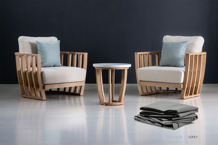 Protective Cover - St Lucia Patio 1-1 Set - Grey Protective Covers - 1