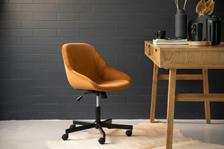 Hector Adjustable Office Chair - Aged Mustard The Office Chair Collection - 2
