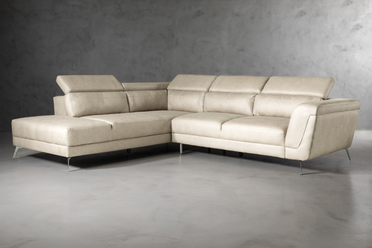Nova Corner Couch - Stone