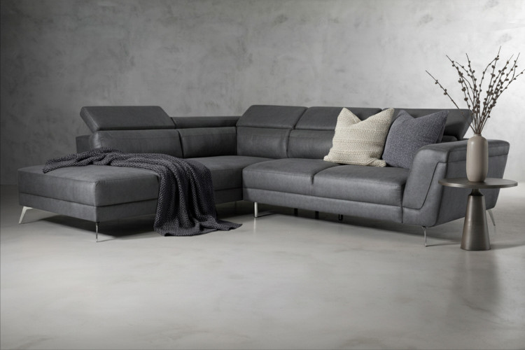 Nova Corner Couch - Ash