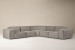 Jagger Modular Grand Corner Couch - Cloud Grey Couches - 6