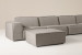 Jagger Modular Grand Corner Couch with Ottoman - Cloud Grey Couches - 5