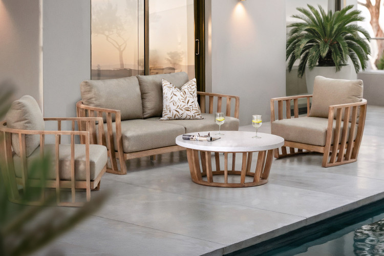 St Lucia Patio Lounge Set - Taupe Patio Lounge Sets - 10