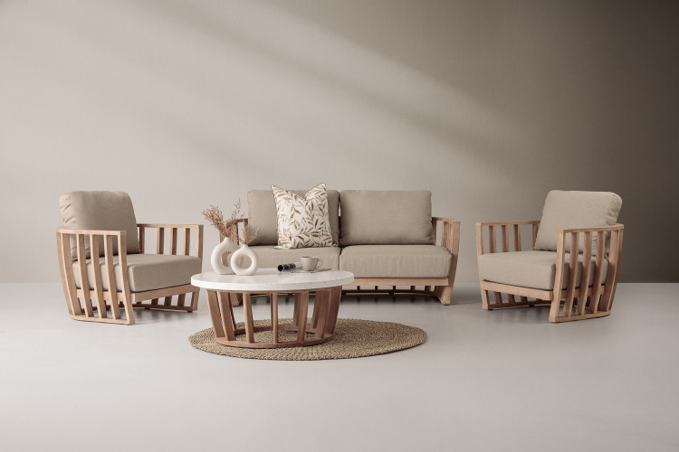 St Lucia Patio Lounge Set - Taupe Patio Lounge Sets - 10