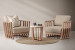 St Lucia Patio Cocktail Set - Taupe Patio Lounge Sets - 1