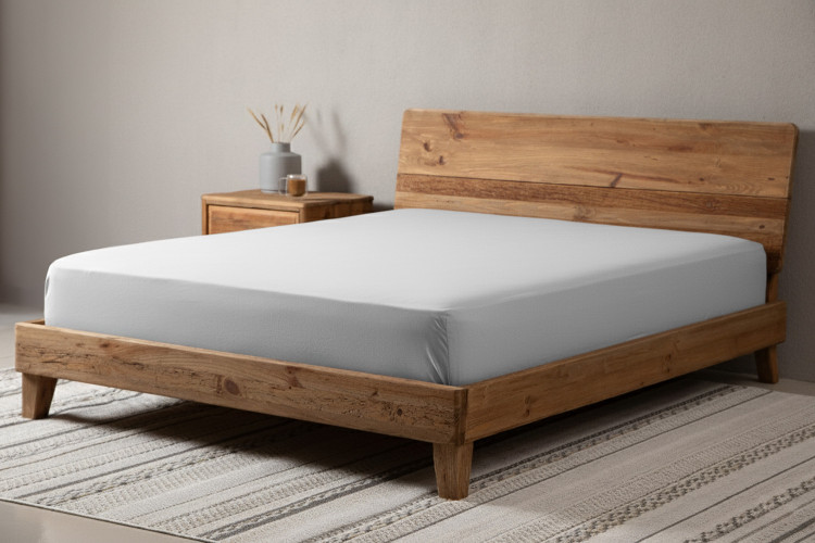 Hotel Collection Fitted Sheet - King - White Sheets - 3