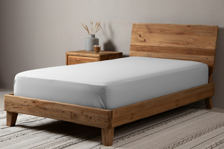 Hotel Collection - Fitted Sheet - Single XL - White Sheets - 3