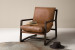 Auburn Leather Armchair - Vintage Tan Armchairs - 1