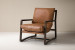 Auburn Leather Armchair - Vintage Tan Armchairs - 3