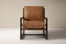 Auburn Leather Armchair - Vintage Tan Armchairs - 2