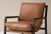 Auburn Leather Armchair - Vintage Tan Armchairs - 5