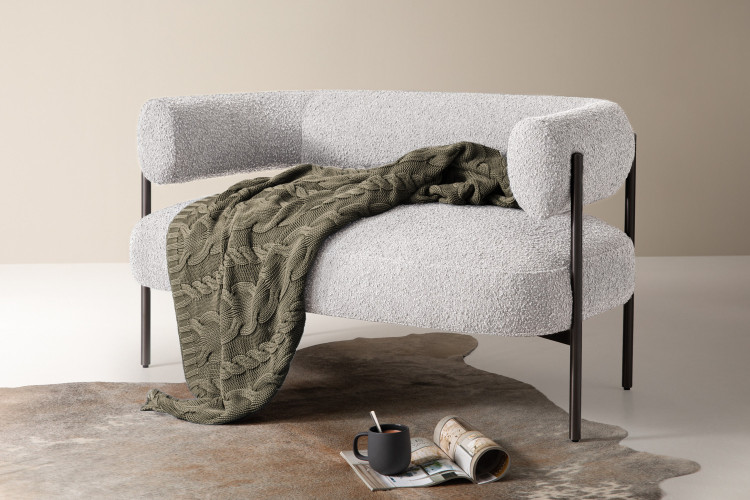 Harlow Loveseat - Ivory Chairs - 1