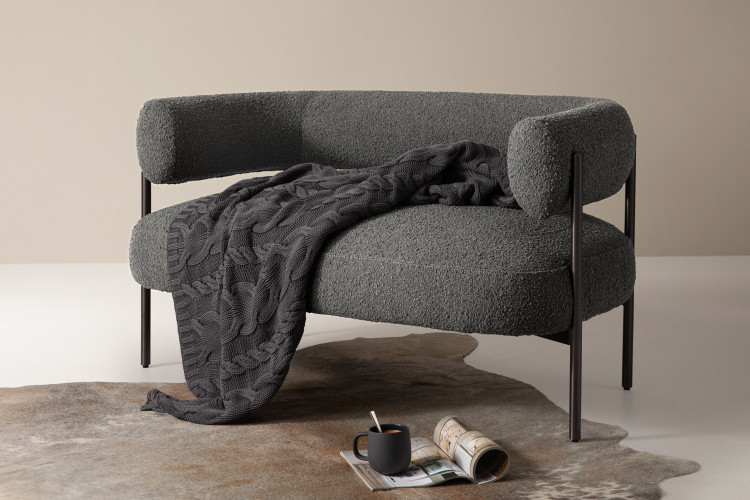 Harlow Loveseat-Storm Grey Chairs - 6