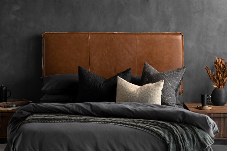 Matlock Leather Headboard -...