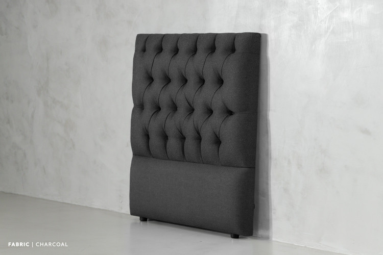 Catherine Headboard - Three Quarter - Charcoal Home - 1