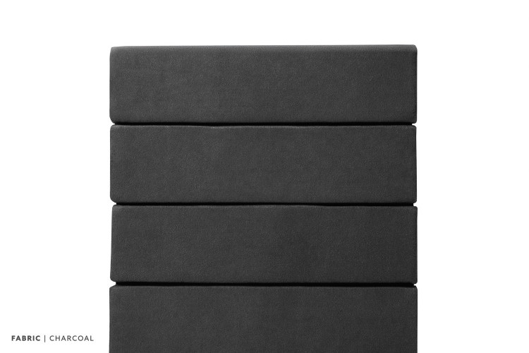 Drew Headboard - Single - Charcoal Single Headboards - 1