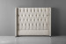 Genevieve Headboard - King - Ivory King Headboards - 1