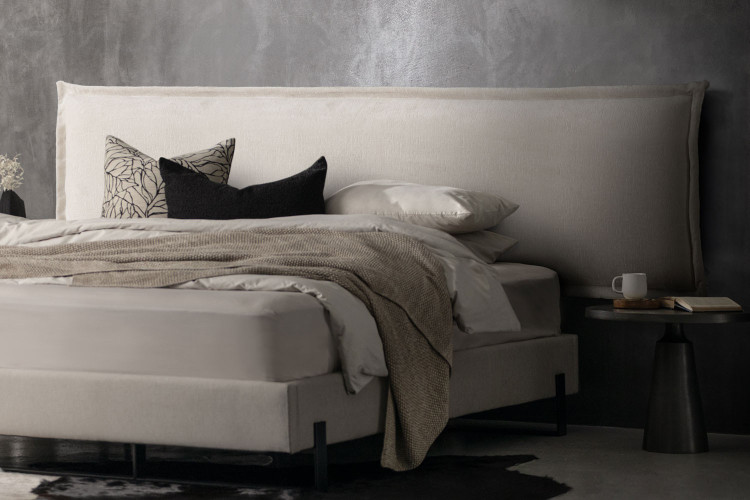 Lyla Headboard - Grand King - Ivory Grand Headboard - 1