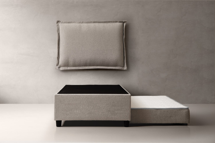 Lyla Bed - Three Quarter- Latte Bedroom Furniture - 1