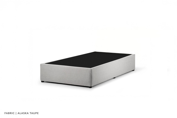 Zoey Bed Base - Single - Alaska Taupe Single Bed Bases - 1