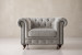Jefferson Chesterfield Armchair - Dove Grey Armchairs - 4