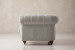 Jefferson Chesterfield Armchair - Dove Grey Armchairs - 5