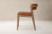 Azalea Leather Dining Chair - Aged Tan Armchairs - 4