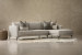 Hayden L-Shape Couch - Stormy Haze Fabric Corner Couches - 1