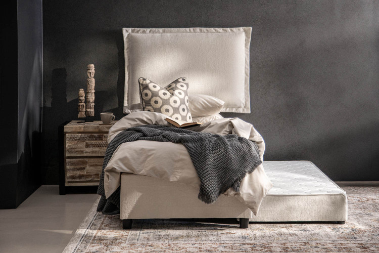 Lyla Dual Function Bed - Three Quarter - Ivory Kids Three Quarter Beds - 1