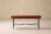 Connery Leather Bench - Bourbon Benches - 2