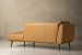 Dover Leather Chaise - Taupe Living Room Furniture - 5